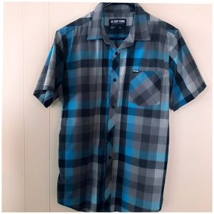 🎈SALE🎈MENS BUTTON DOWN SS SHIRR